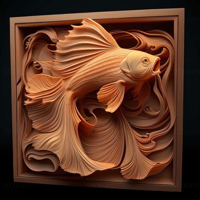 3D model Betta simplex (STL)